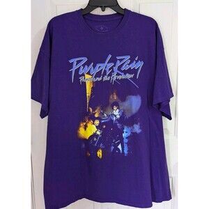 Purple Rain T Shirt 2XL Album Cover Graphic Official Prince Estate 80s Retro